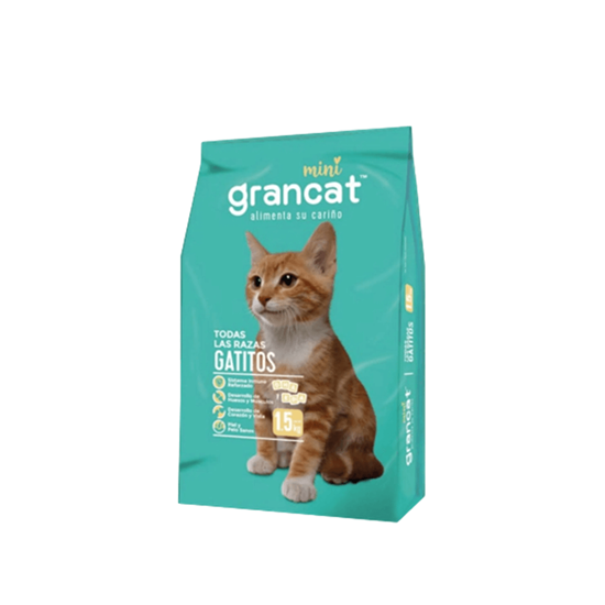 Imagen de Alimento para gato todas las razas Grancat Gatitos 1.5kg