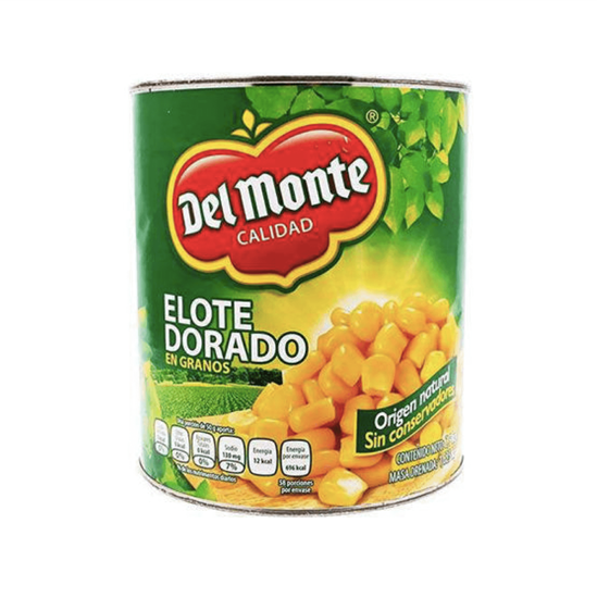 Imagen de Elote dorado en granos Del Monte en lata 2.9kg