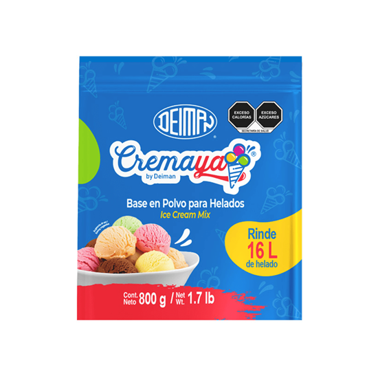 Imagen de Base en polvo para helados Deiman Cremaya 800g