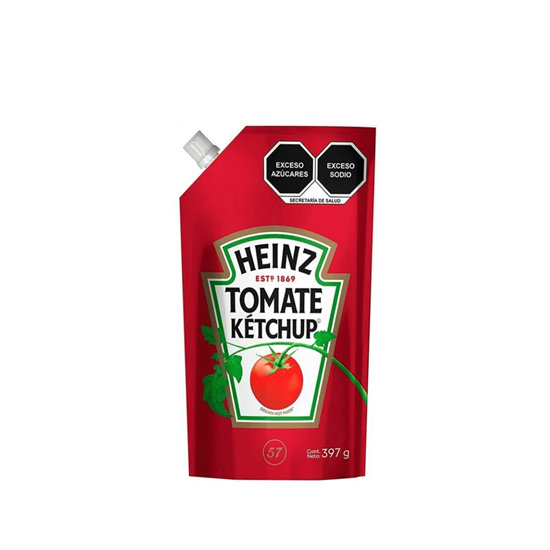 Imagen de Salsa de tomate Heinz Kétchup pouch 397g