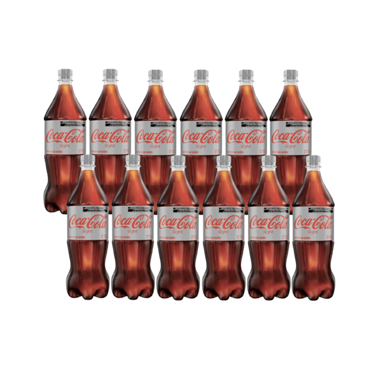 Imagen de Refresco Coca-Cola light 1L 12 pzas