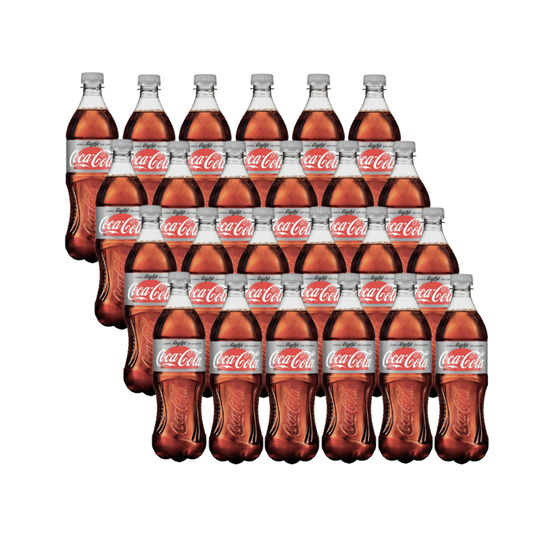 Imagen de Refresco Coca-Cola Light caja con 24 botellas de 600ml c/u