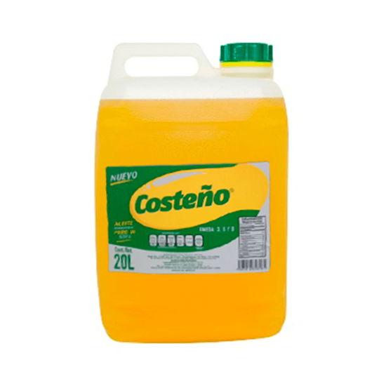 Imagen de Aceite comestible puro de soya Costeño 20L