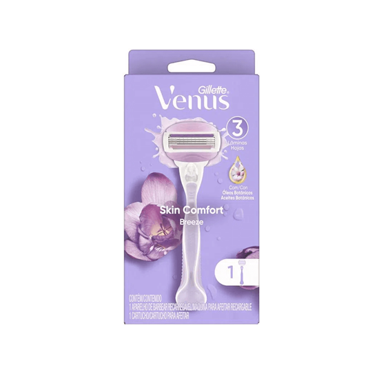 Imagen de Máquina para afeitar recargable Gillette Venus Skin Comfort Breeze 3 hojas 1 pza
