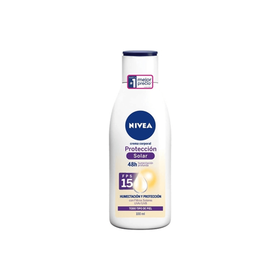 Imagen de Crema corporal Nivea protección solar FPS 15 100ml