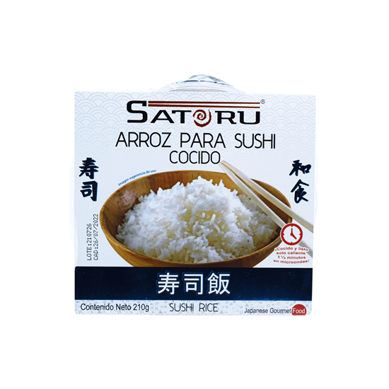 Imagen de Arroz para sushi cocido Satoru Sushi Rice 210g