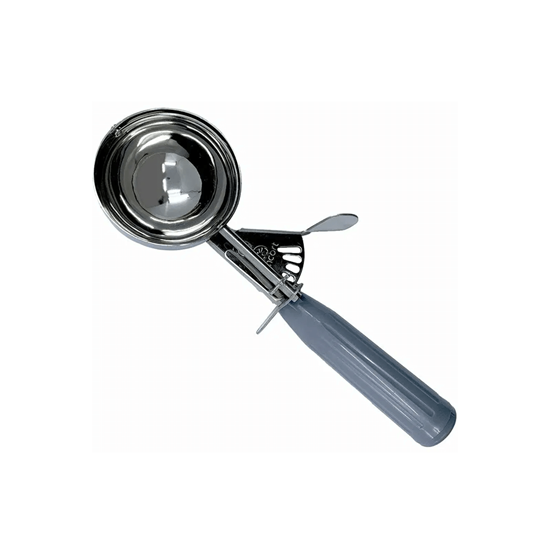 Imagen de Cuchara para helado redonda de acero inoxidable jumbo (68mm de diámetro) gris Alegría