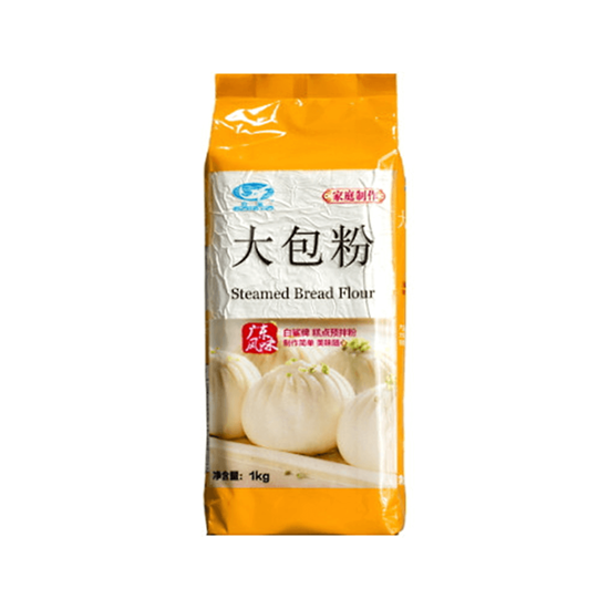 Imagen de Harina importada para hacer pan chino al vapor estilo baozi/bao Baisha 1kg