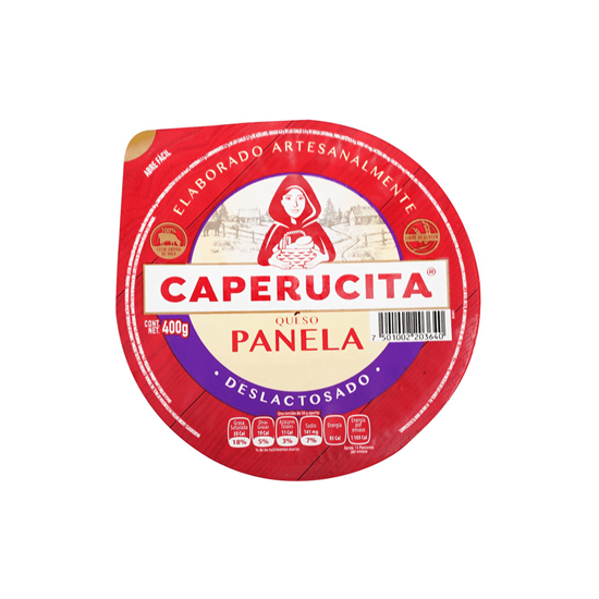 Imagen de Queso panela deslactosado Caperucita 400g