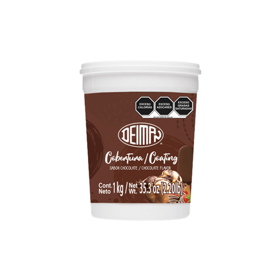 Imagen de Cobertura sabor chocolate para helado Deiman 1kg
