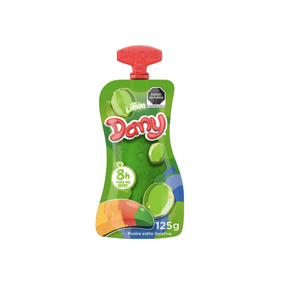 Imagen de Gelatina de agua sabor limón Dany pouch 125g