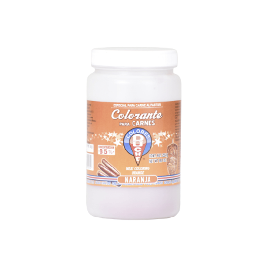 Imagen de Colorante para carnes especial para carne al pastor color naranja Duche Colores 250g