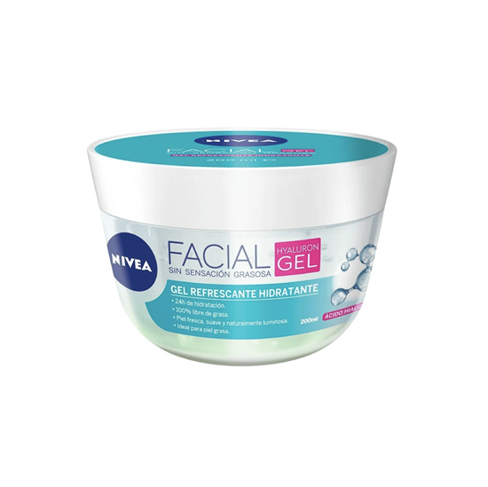 Imagen de Gel refrescante hidratante facial Nivea Hyaluron Gel 200ml