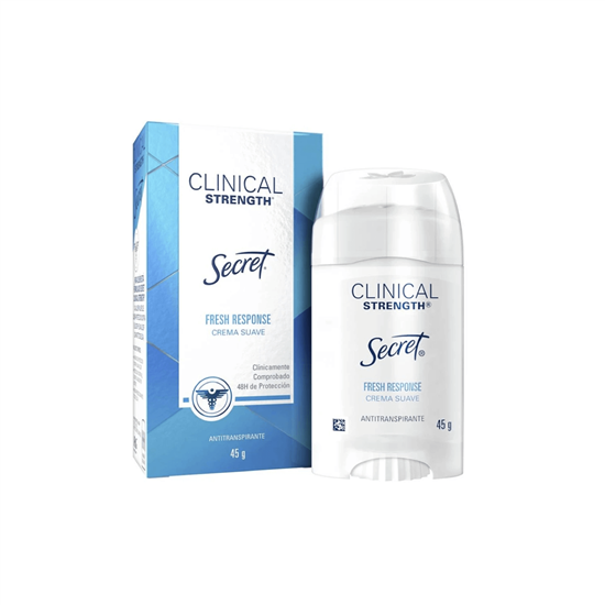 Imagen de Antitranspirante en crema suave Secret Clinical Strength Fresh Response 45g