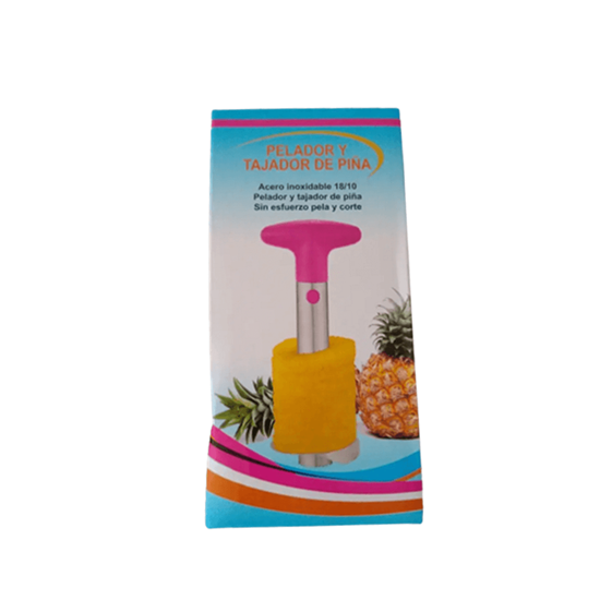 Imagen de Pelador y tajador de piña de acero inoxidable