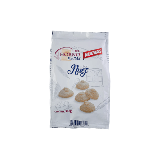 Imagen de Galletas sabor nuez Mac'Ma Horno 70g