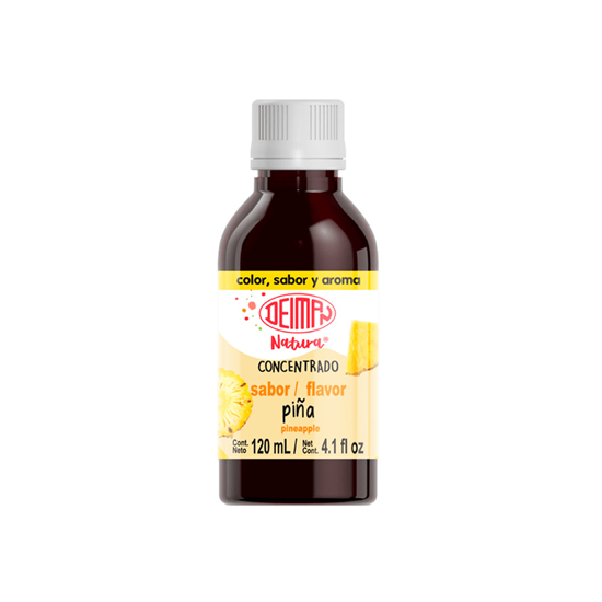 Imagen de Concentrado líquido para alimentos color, sabor y aroma a piña Deiman Natura 120ml