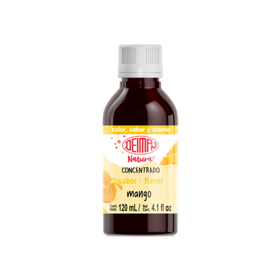 Imagen de Concentrado líquido para alimentos color, sabor y aroma a mango Deiman Natura 120ml