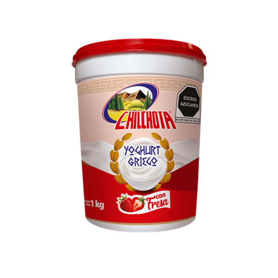 Imagen de Yoghurt griego con fresa Chilchota 1kg