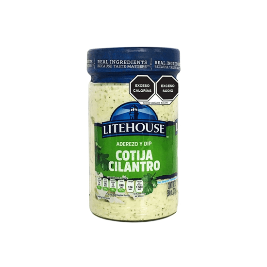 Imagen de Aderezo y dip cotija cilantro Litehouse 384g