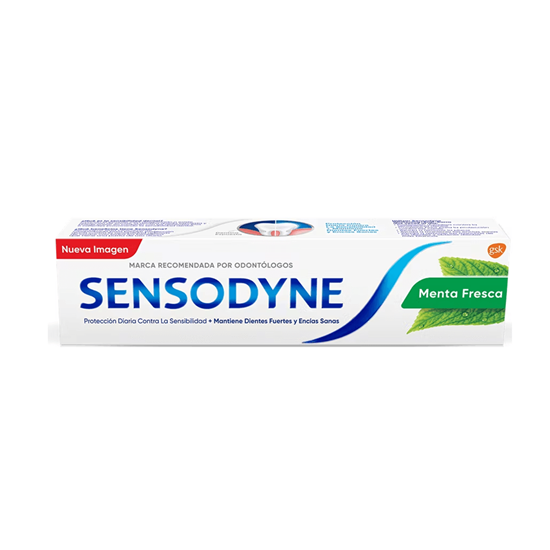 Imagen de Crema dental reparadora para la sensibilidad Sensodyne Menta fresca 113g
