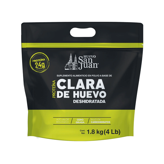 Imagen de Suplemento alimenticio a base de clara de huevo deshidratada sabor vainilla San Juan Proteína 1.8kg