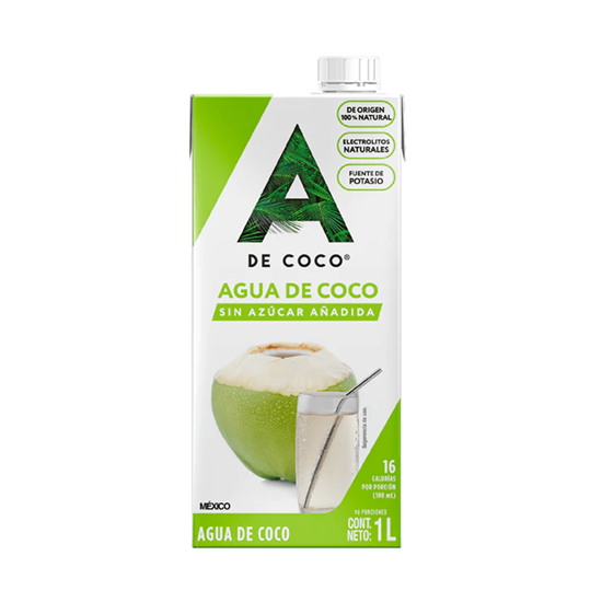 Imagen de Agua A de Coco 100% natural 1L