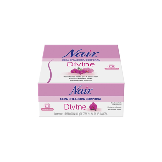 Imagen de Cera epiladora corporal para microondas Nair Divine 100g