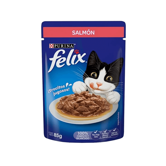 Imagen de Alimento húmedo para gato sabor salmón Purina Felix sobre 85g