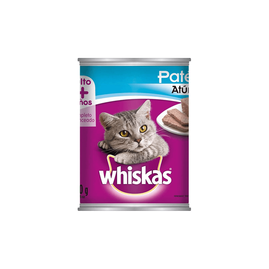 Imagen de Alimento para gato paté sabor atún Whiskas en lata 350g