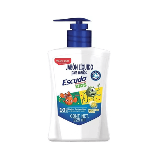 Imagen de Jabón líquido para manos Escudo Antibacterial Kids 225ml