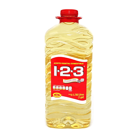 Imagen de Aceite vegetal comestible 123 3.78L