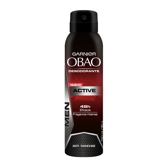 Imagen de Antitranspirante en aerosol Garnier Obao Active 48h 150ml