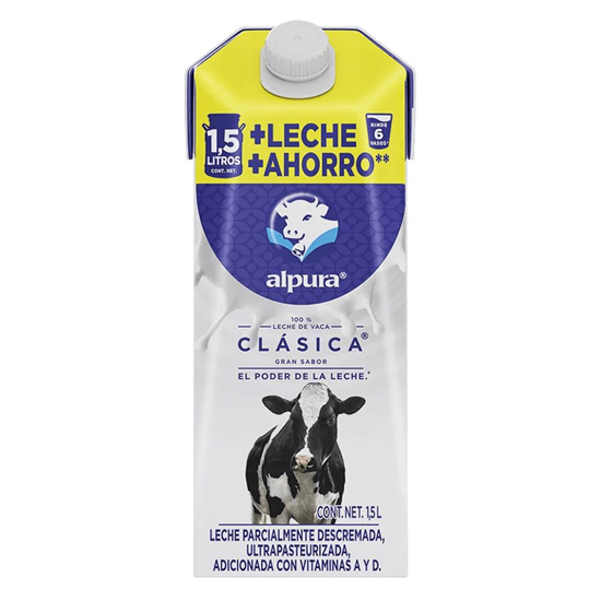 Imagen de Leche Alpura Clásica + leche 1.5L