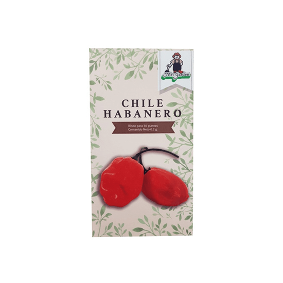 Imagen de Semilla para hortaliza de chile habanero Mr. Garden 0.2g (rinde para 70 plantas)