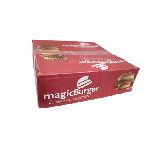 Imagen de Carne moldeada para hamburguesa Magic Burger 40 pzas de 90g c/u (3.6kg)