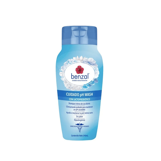 Imagen de Shampoo íntimo Benzal Cuidado pH Wash con Lactoprebiótico 240ml