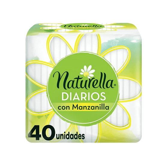 Imagen de Protectores diarios Naturella Diarios Regular con manzanilla 40 pzas