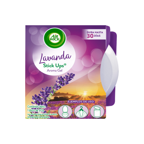 Imagen de Aromatizante de ambiente en gel Air Wick Stick Ups Lavanda 30g