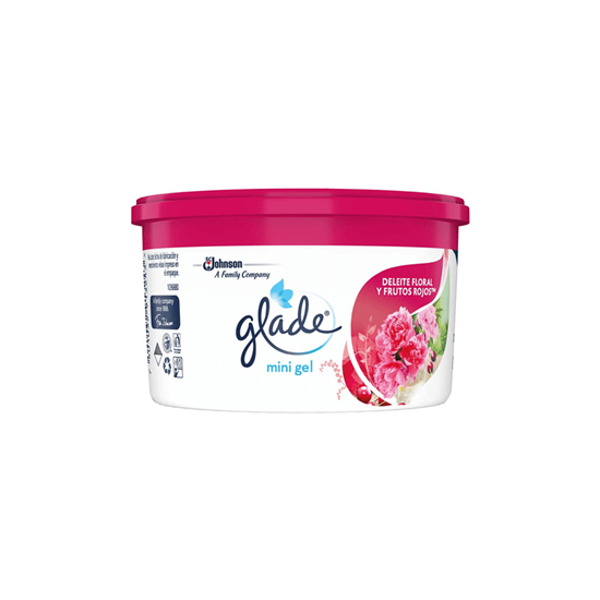 Imagen de Aromatizante de ambiente Glade mini gel Deleite Floral y Frutos Rojos 70g