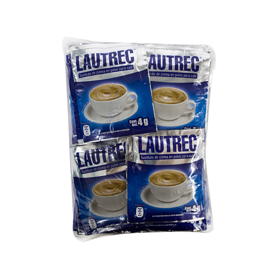 Imagen de Sustituto de crema en polvo para café Lautrec sobres individuales de 4g c/u a granel