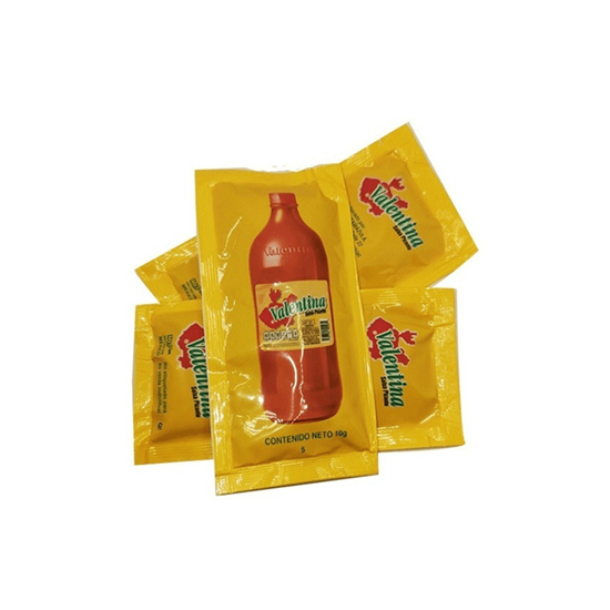Imagen de Salsa picante Valentina amarilla presentación en sobre de 10g a granel