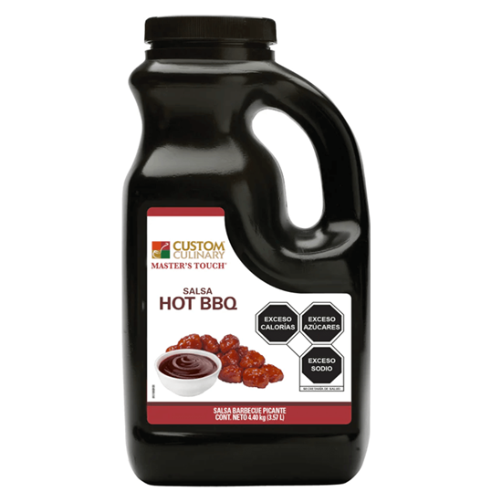 Imagen de Salsa barbecue picante para alitas Hot BBQ Custom Culinary Master's Touch 4.4kg (3.57L)