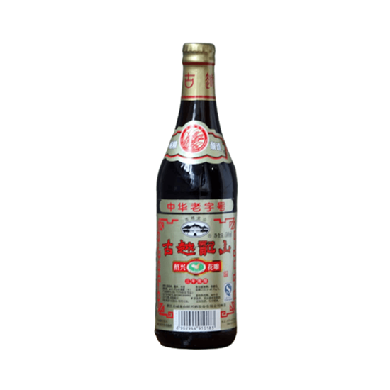 Imagen de Vino tradicional chino de arroz fermentado Long Shan Shao Xing Hua Diao 500ml