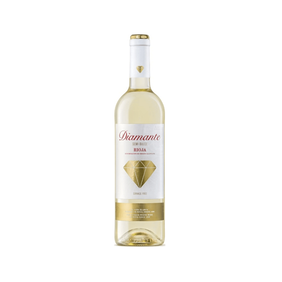 Imagen de Vino Blanco semi dulce español Diamante Rioja 750ml