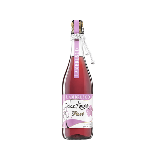 Imagen de Vino rosado Lambrusco Dolce Amore Rosé 750ml