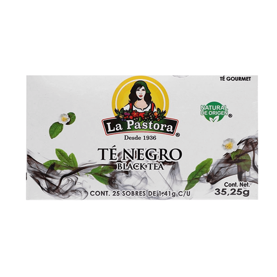 Imagen de Té negro La Pastora 25 sobres de 1.41g c/u (35.25g)