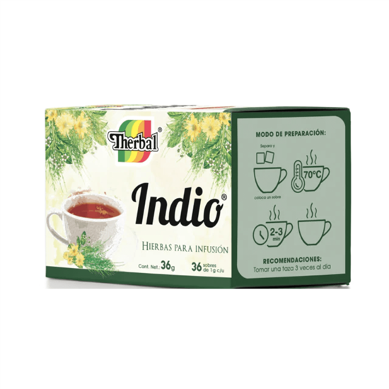 Imagen de Té indio Therbal 36 sobres de 1g c/u (36g)