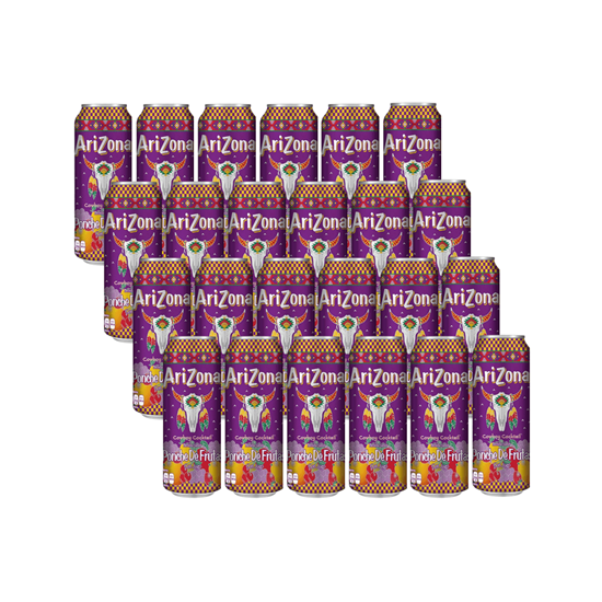 Imagen de Bebida Arizona sabor ponche de frutas 24 pzas de 680ml c/u