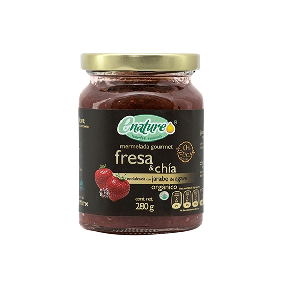 Imagen de Mermelada gourmet de fresa & chia Enature 280 g